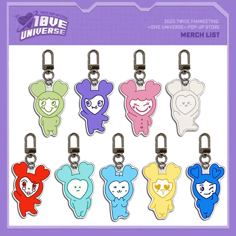 TWICE Cute Cartoon Anime Acrylic Keychain Double Sided Printed Bag Hanging Fashion Decorative Ornament Fan Merchandise Gift
TWICE Cute Cartoon Anime Acrylic Keychain Double Sided Printed Bag Hanging Fashion Decorative Ornament Fan Merchandise Gift