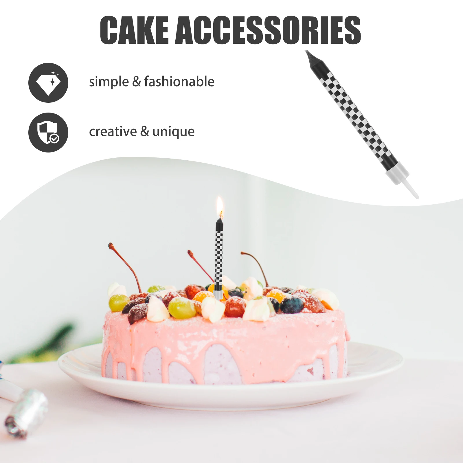 12pcs Birthday Cake Candles Decorative Party Print Topper Stable Flame Wedding Baby Shower Cake Decoration Paraffin Wax
12pcs Birthday Cake Candles Decorative Party Print Topper Stable Flame Wedding Baby Shower Cake Decoration Paraffin Wax