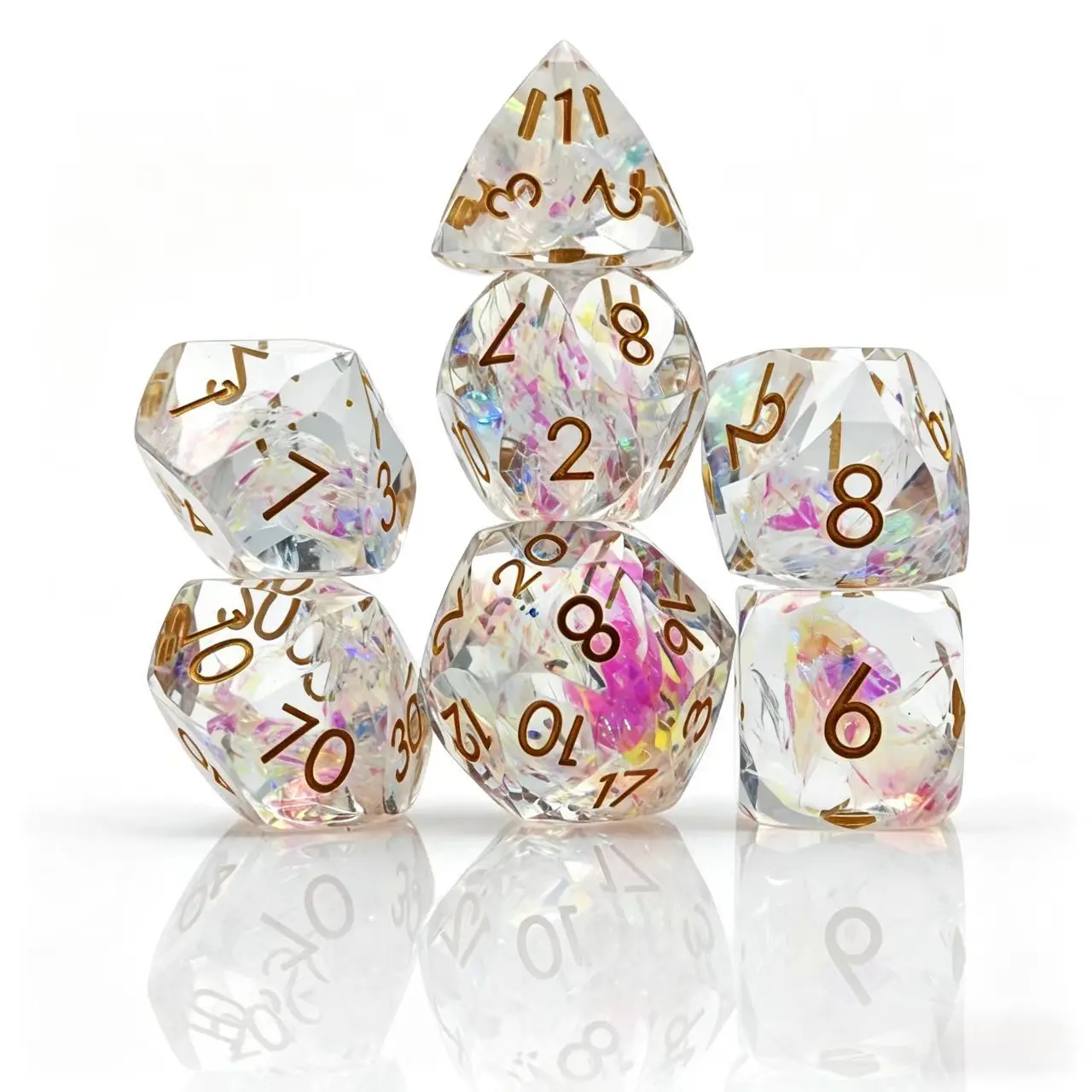 Resin Polyhedral Dice Set DND for Dungeons & Dragons TRPG Cosplay COC Dice resin Cube role-playing game dice D20 D6
Resin Polyhedral Dice Set DND for Dungeons & Dragons TRPG Cosplay COC Dice resin Cube role-playing game dice D20 D6