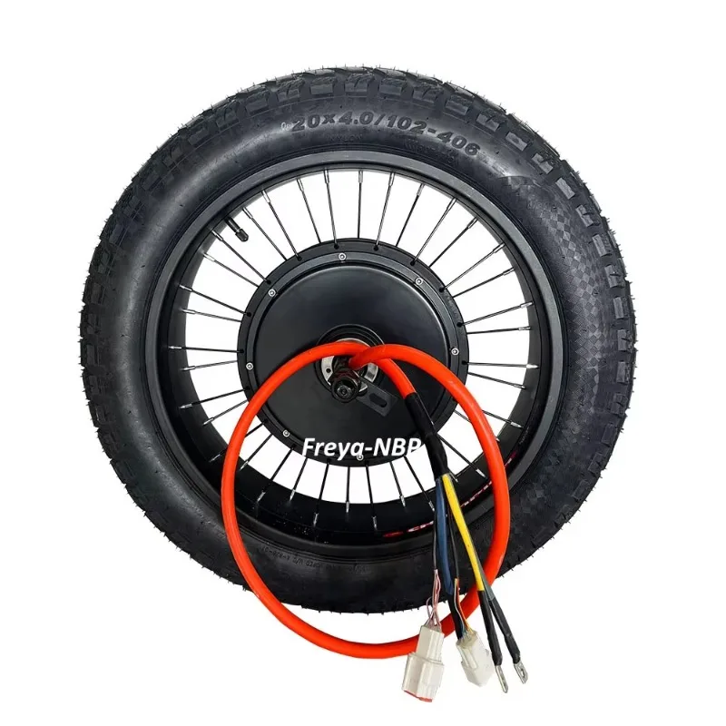 QS Hub Motor205 V3 50H 3.5T 20inchx4.0 Tire 72V5000W 3.5T 150/170/190mm Dropout Electric Bike Hub Motor Wheel Tyre With 1/7S 
QS Hub Motor205 V3 50H 3.5T 20inchx4.0 Tire 72V5000W 3.5T 150/170/190mm Dropout Electric Bike Hub Motor Wheel Tyre With 1/7S