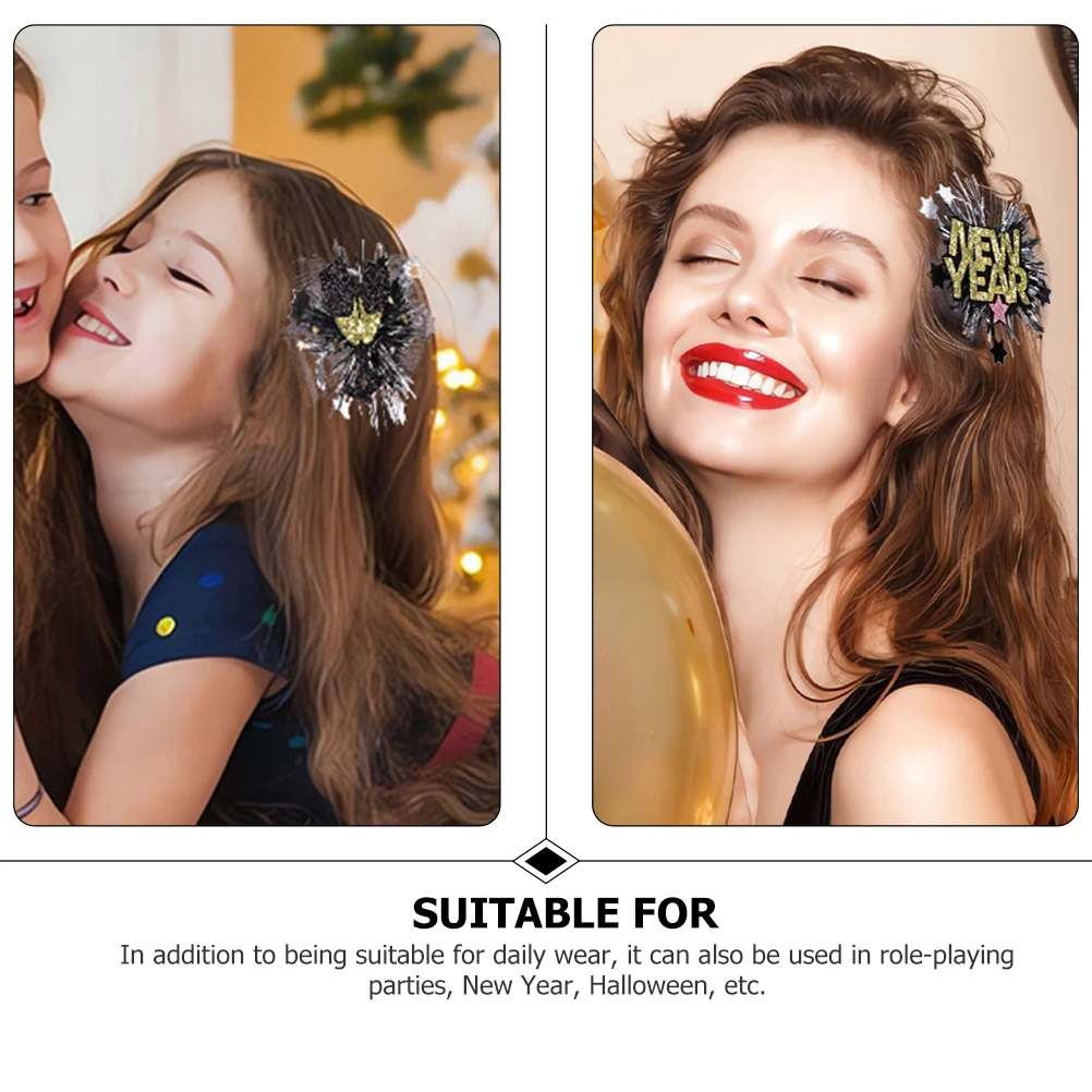 4 Pcs Makeup Costume Props New Year's Headdress Toddler Hair Accessories for Girls Mesh Years Eve Clips
4 Pcs Makeup Costume Props New Year's Headdress Toddler Hair Accessories for Girls Mesh Years Eve Clips