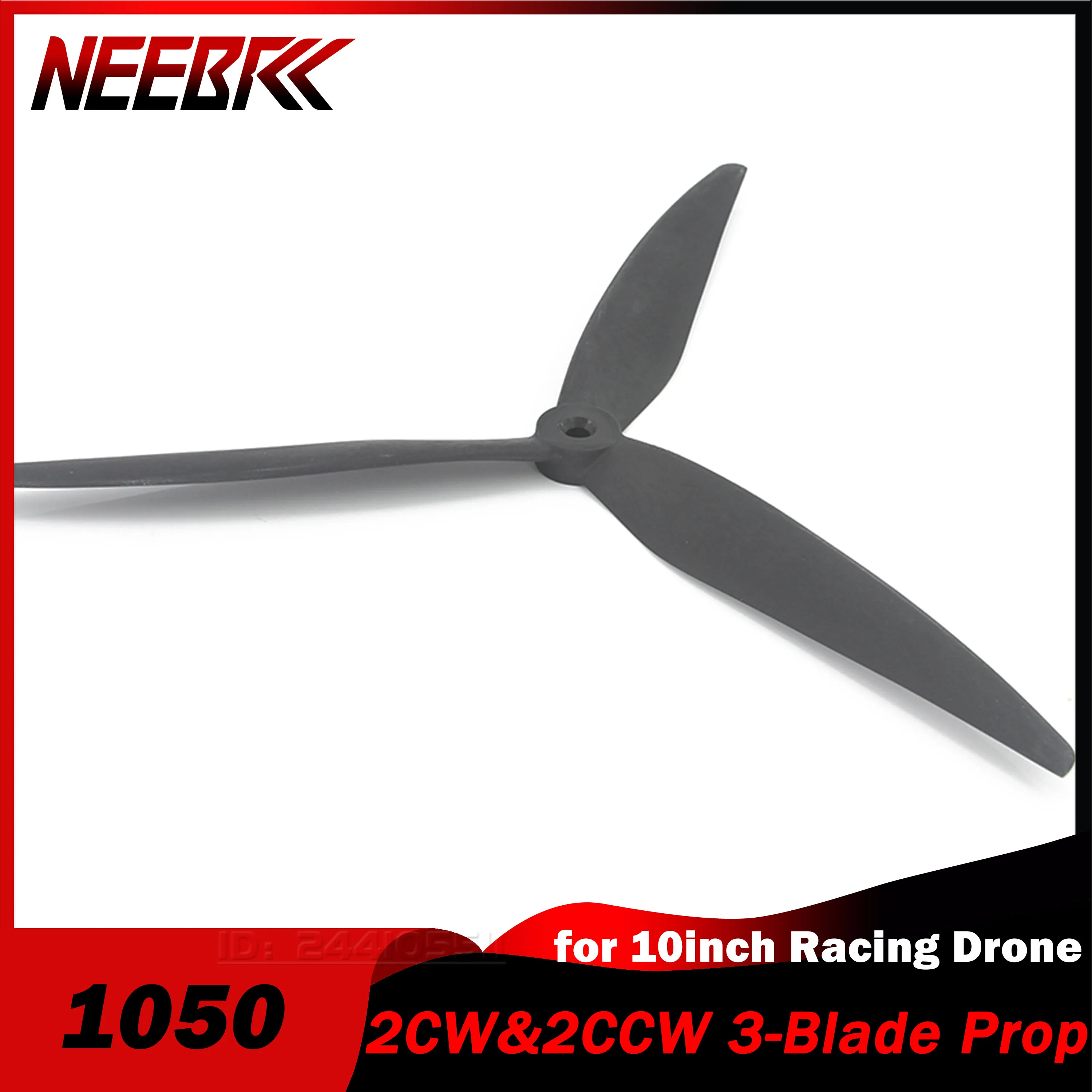 2Pairs NEEBRC 1050 10X5X3 3-Blade CW&CCW Propeller for FPV Racing Drone Multirotor 10inch Cinelifter MarcoQuad Airplane Part Toy
2Pairs NEEBRC 1050 10X5X3 3-Blade CW&CCW Propeller for FPV Racing Drone Multirotor 10inch Cinelifter MarcoQuad Airplane Part Toy