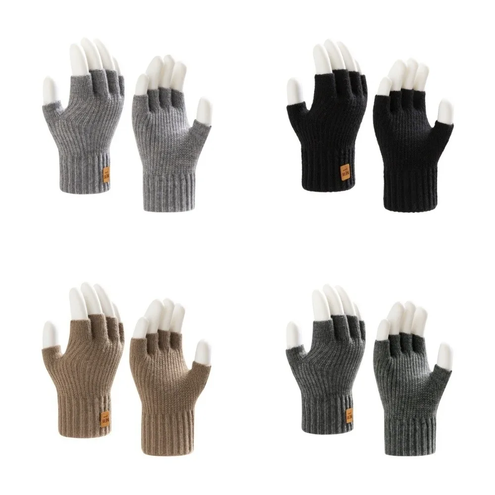 New Knitted Warm Gloves Touchable Screen Half Finger Driving Mittens Windproof Cold Proof Gloves Unisex
New Knitted Warm Gloves Touchable Screen Half Finger Driving Mittens Windproof Cold Proof Gloves Unisex