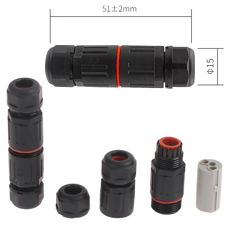 Горячая новинка: 1 шт. Промышленный водонепроницаемый электрический кабельный соединитель IP68, 2-контактный/3-контактный, прямой, быстроразъемный, с винтовым соединением
Горячая новинка: 1 шт. Промышленный водонепроницаемый электрический кабельный соединитель IP68, 2-контактный/3-контактный, прямой, быстроразъемный, с винтовым соединением