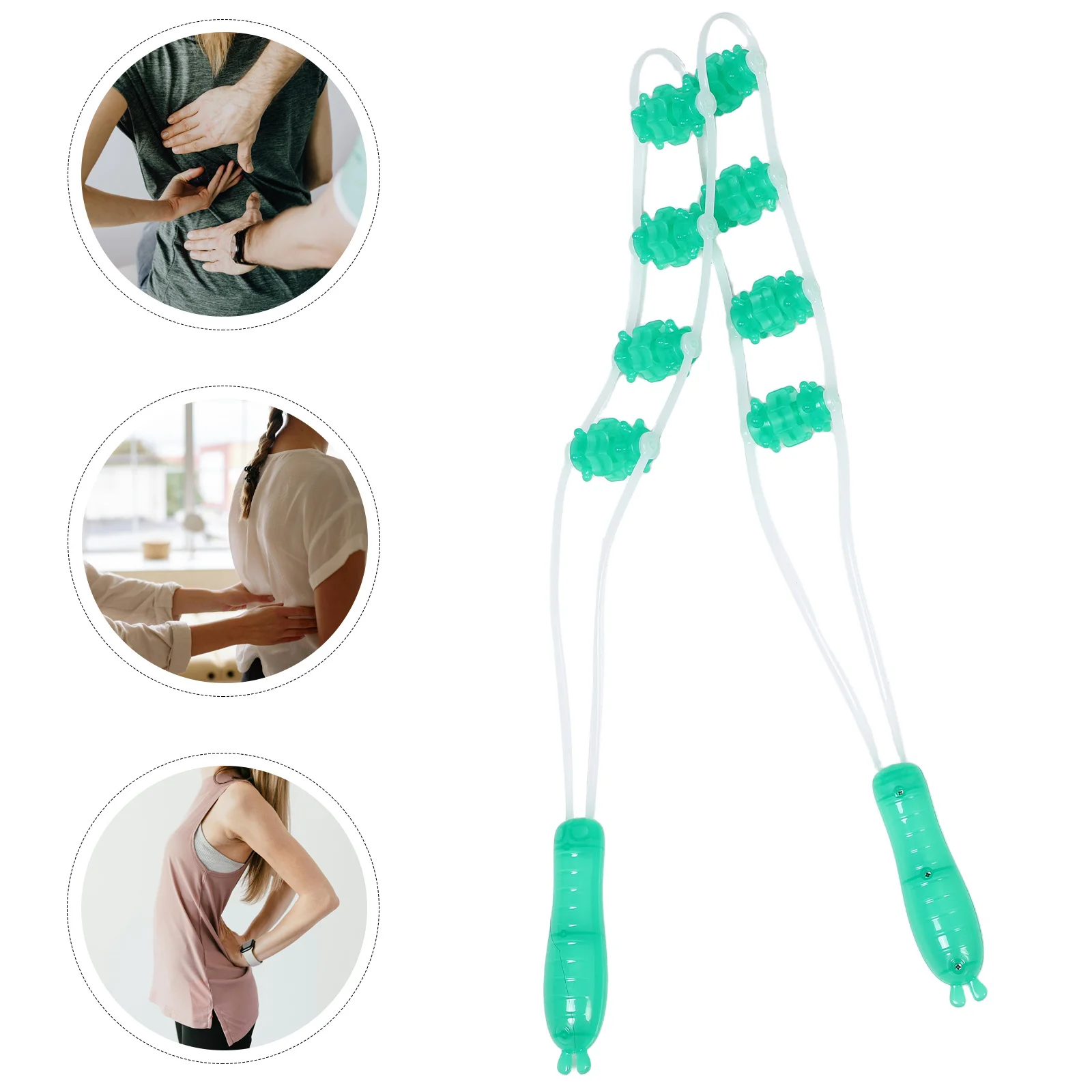 Handheld Back Massager Roller Comfortable Hardness Lightweight Portable Muscle Tension Relief Neck Shoulder Massage Deep Tissue
Handheld Back Massager Roller Comfortable Hardness Lightweight Portable Muscle Tension Relief Neck Shoulder Massage Deep Tissue