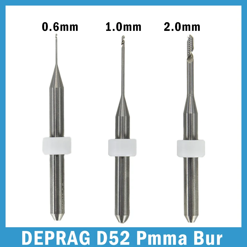 DEPRAG D52 Фрезы Pmma NC Боры Стоматологическая дрель Инструменты Pmma Головка D 0,6/10/2,0 мм для системы Cad Cam
DEPRAG D52 Фрезы Pmma NC Боры Стоматологическая дрель Инструменты Pmma Головка D 0,6/10/2,0 мм для системы Cad Cam