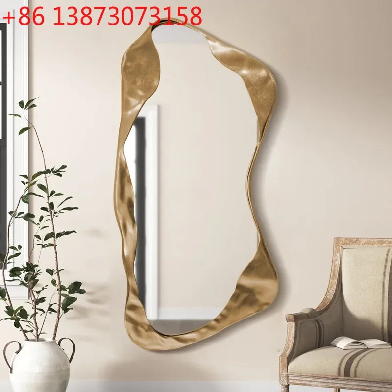 French home entrance corridor light luxury art special-shaped floor mirror
French home entrance corridor light luxury art special-shaped floor mirror