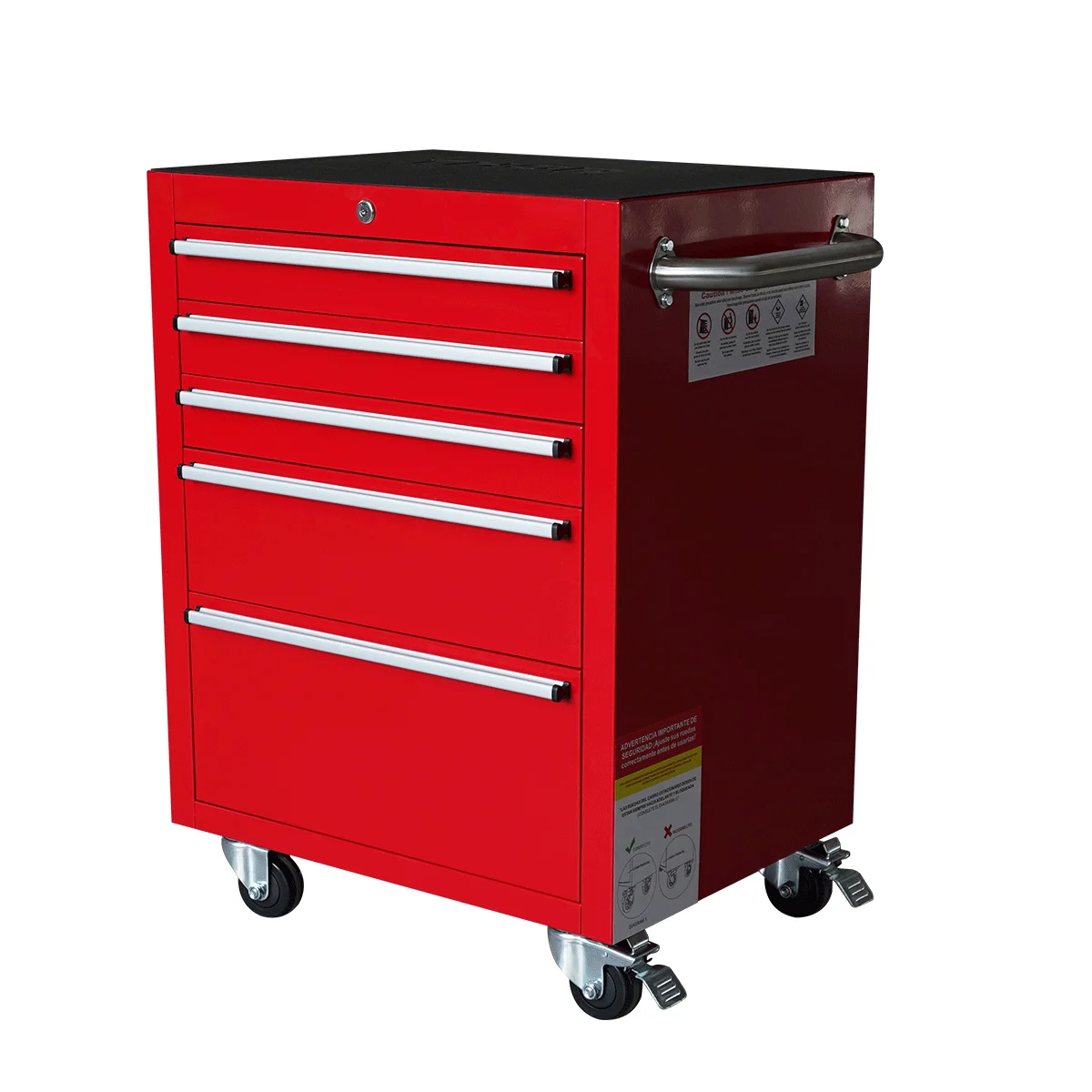 Заводской инструментальный шкаф из нержавеющей стали на 24 дюйма с 5 ящиками, черное порошковое покрытие
Заводской инструментальный шкаф из нержавеющей стали на 24 дюйма с 5 ящиками, черное порошковое покрытие