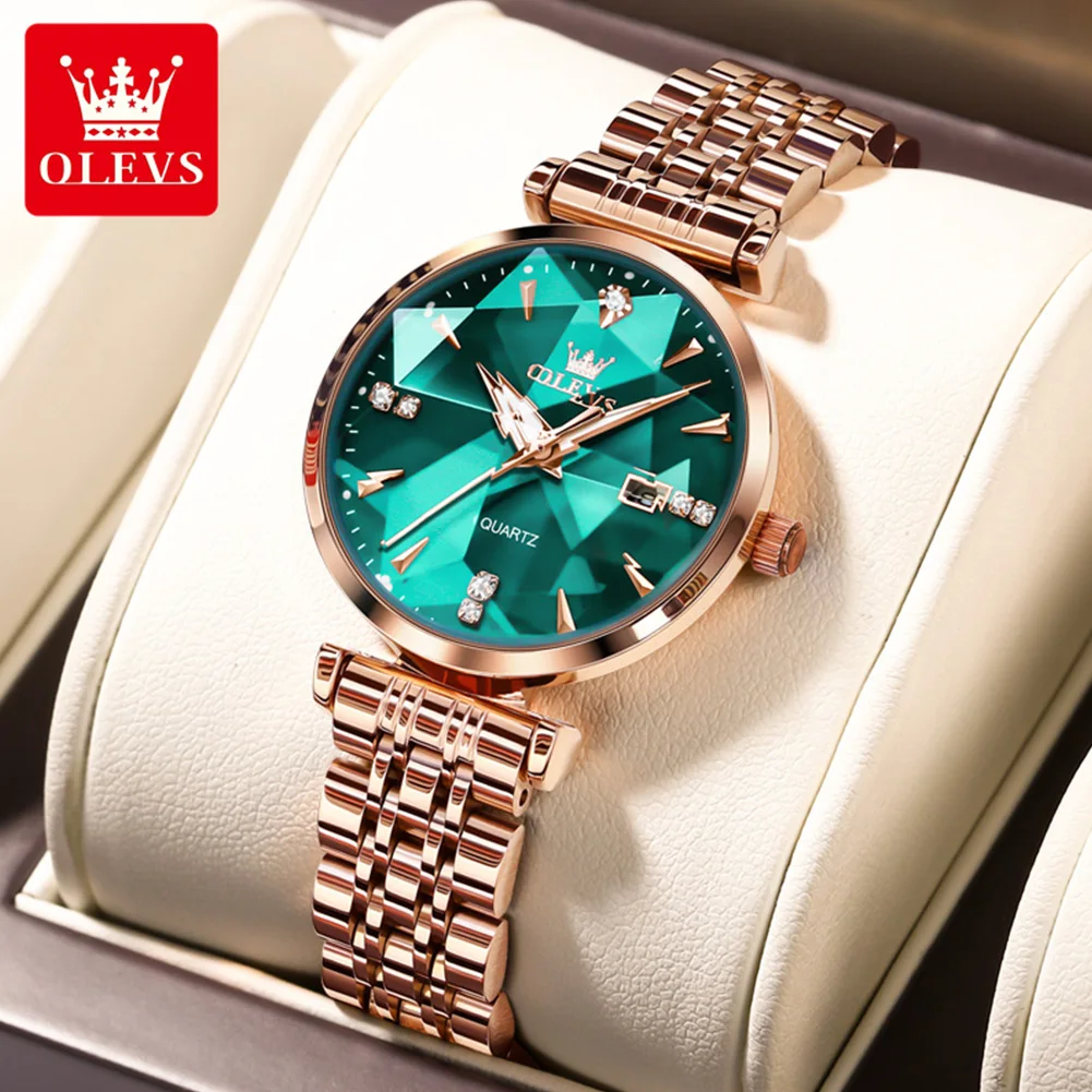 OLEVS Women Luxury Jewelry Quartz Watch Waterproof Stainless steel Strap Rose Gold Watch for Women Fashion Watch Bracelet Set
OLEVS Women Luxury Jewelry Quartz Watch Waterproof Stainless steel Strap Rose Gold Watch for Women Fashion Watch Bracelet Set