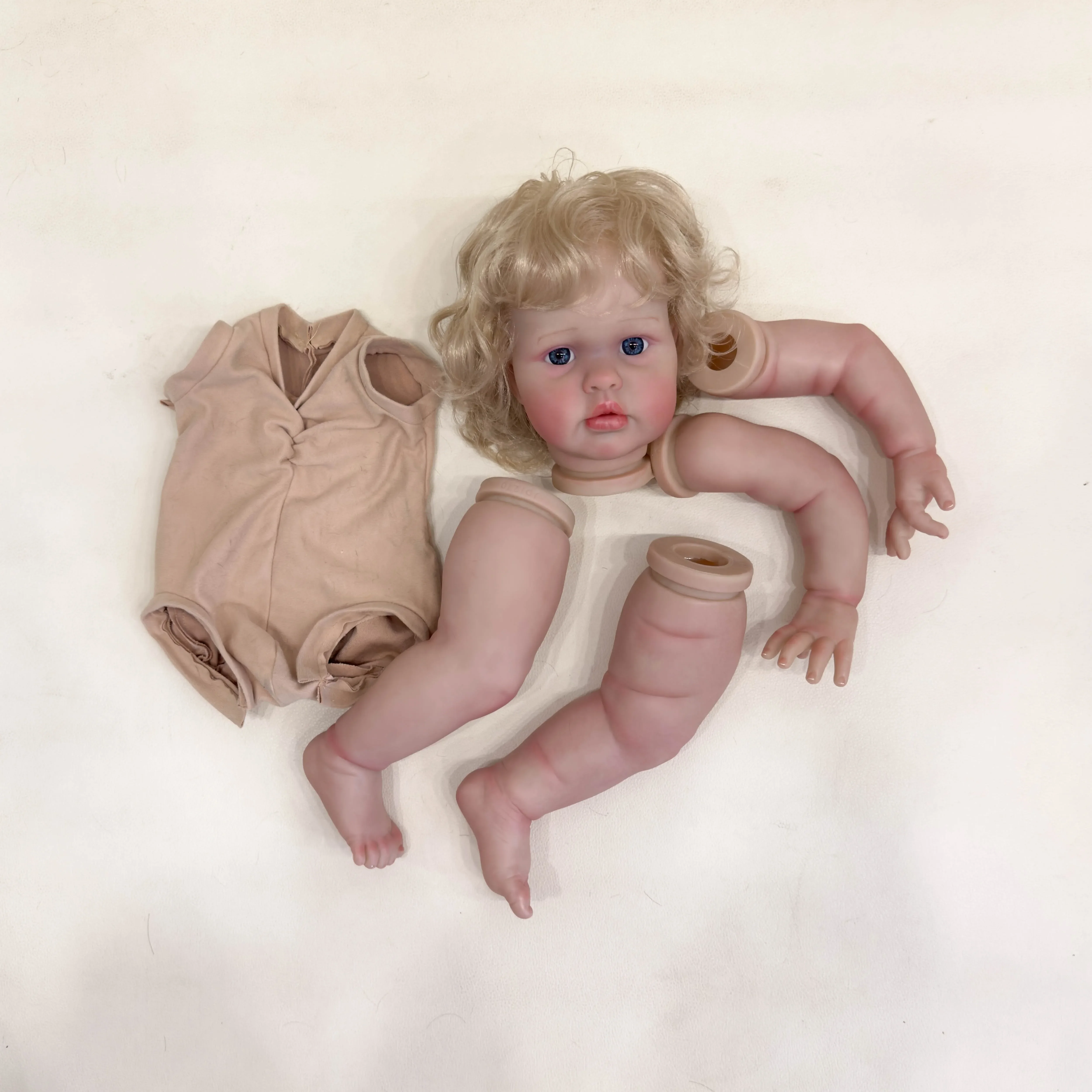 DLS 24inch Reborn Doll kit Ellie painted Doll kit Unfinished Doll parts Hand Rooted Hair
DLS 24inch Reborn Doll kit Ellie painted Doll kit Unfinished Doll parts Hand Rooted Hair