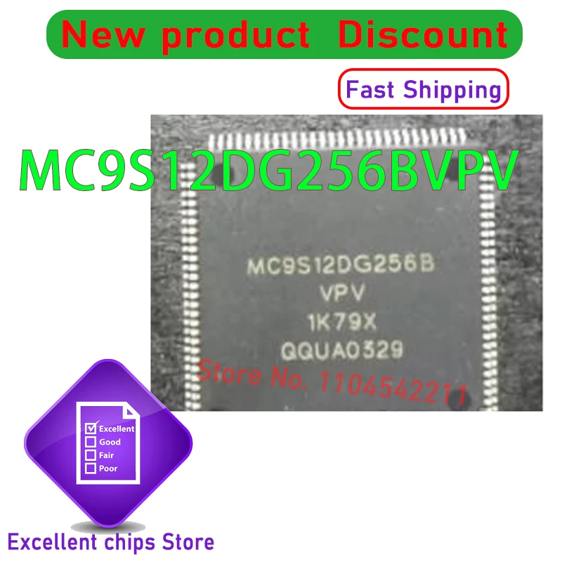 (2-10 шт.) 100% новый набор микросхем MC9S12DG256BVPV 1K79X MC9S12DG256B-VPV MC9S12DG256B QFP112
(2-10 шт.) 100% новый набор микросхем MC9S12DG256BVPV 1K79X MC9S12DG256B-VPV MC9S12DG256B QFP112
