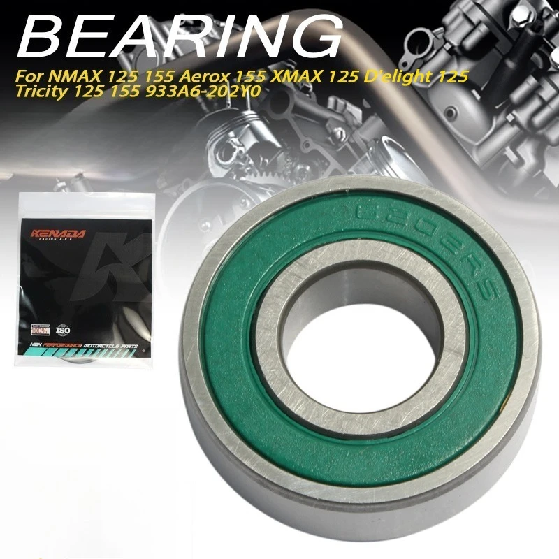 Bearing CVT Crankcase Replacement 933A6-202Y0 For NMAX XMAX D'elight Tricity 125 NMAX Aerox Tricity 155
Bearing CVT Crankcase Replacement 933A6-202Y0 For NMAX XMAX D'elight Tricity 125 NMAX Aerox Tricity 155
