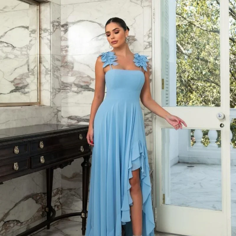 Customized Sizes Available Chiffon Flower A-line Spaghetti Strap Hi-Lo Dresses Prom Dresses Classic Exquisite Modern Style Pastr
Customized Sizes Available Chiffon Flower A-line Spaghetti Strap Hi-Lo Dresses Prom Dresses Classic Exquisite Modern Style Pastr