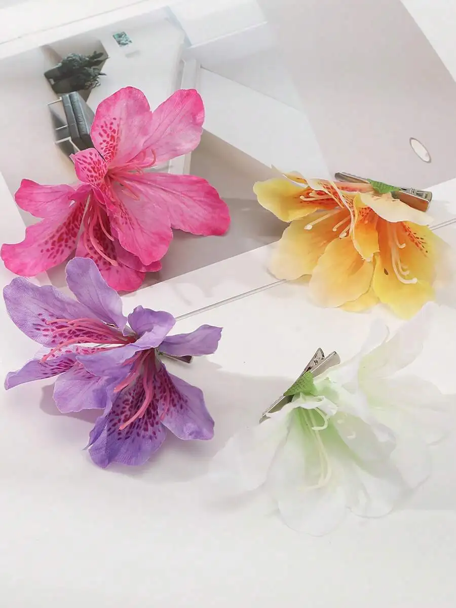 Bohemian Style Floral Hair Clip For Women Alligator Clip Hibiscus Flower Hair Accessory Festival Beach Wedding
Bohemian Style Floral Hair Clip For Women Alligator Clip Hibiscus Flower Hair Accessory Festival Beach Wedding