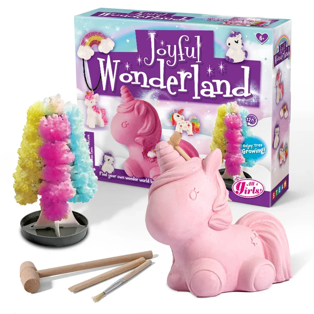 2 in 1 kids Science Experiment paper tree blossom Unicorn archaeological dig Explore and discover Educational puzzl toy set
2 in 1 kids Science Experiment paper tree blossom Unicorn archaeological dig Explore and discover Educational puzzl toy set