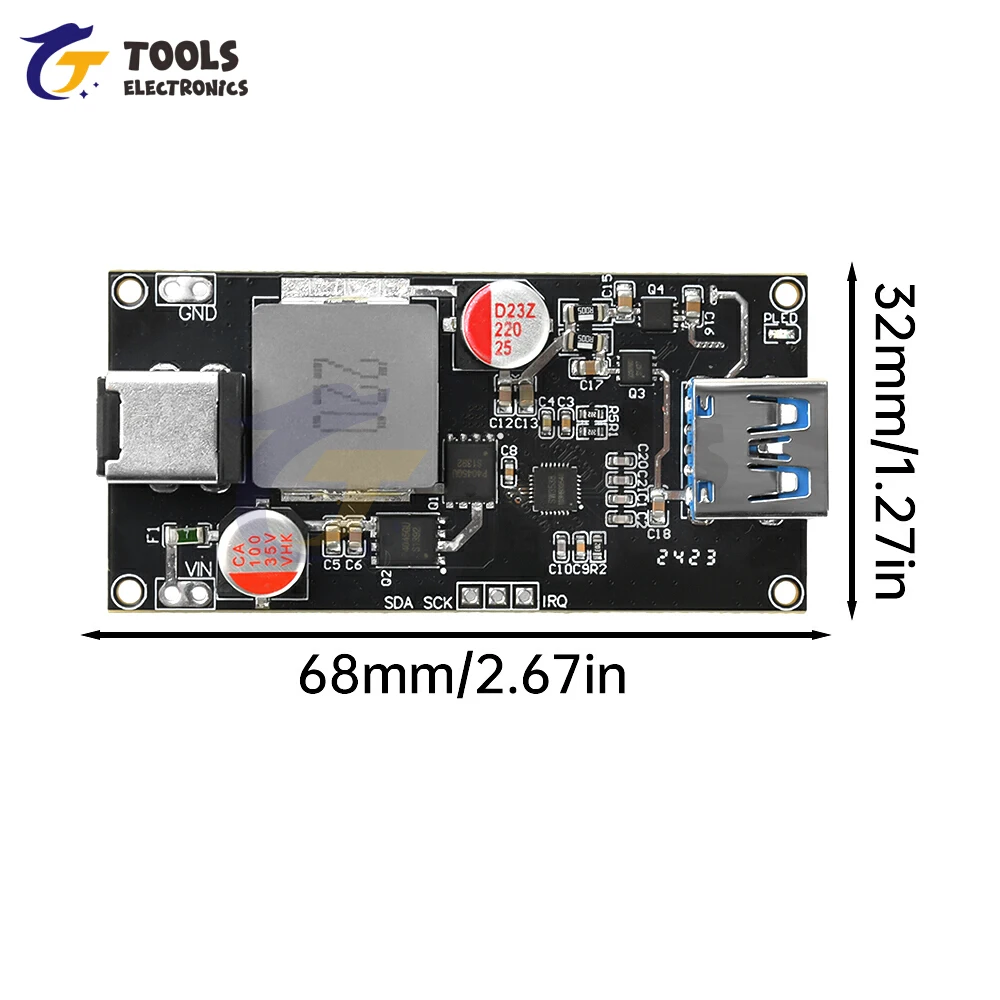 140W PD QC Multi-protocol Desktop Smart Fast Charging Module DC6-30V High Power DC USB Fast Charger Module
140W PD QC Multi-protocol Desktop Smart Fast Charging Module DC6-30V High Power DC USB Fast Charger Module