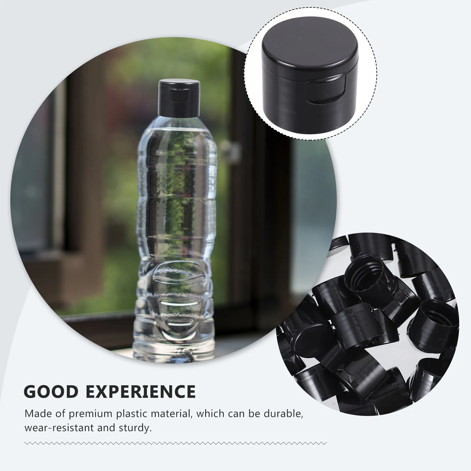 50pcs Sports Bottle Lids Reusable Anti-Leakage Push Pull Caps Durable Plastic Replacement Tops For Water Beverage Mineral Soda
50pcs Sports Bottle Lids Reusable Anti-Leakage Push Pull Caps Durable Plastic Replacement Tops For Water Beverage Mineral Soda