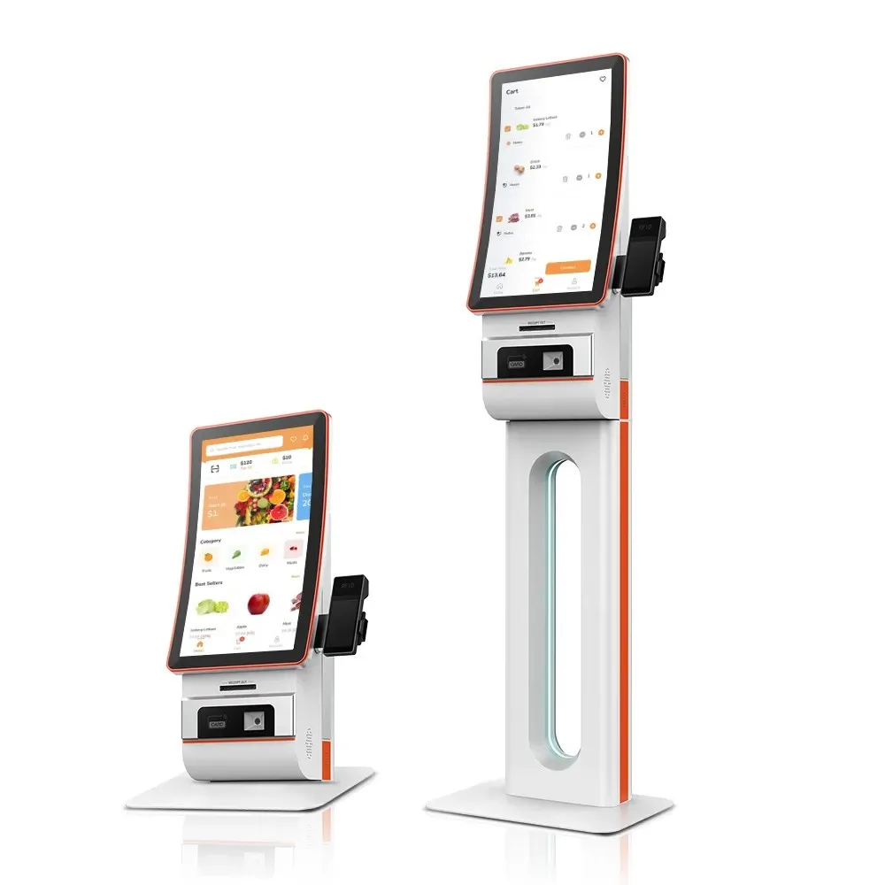 15.6'' 21.5'' 23.6'' 32'' Touch Screen Kiosk 1920*1080 QR Scanner and Printer Self Service Payment Kiosk
15.6'' 21.5'' 23.6'' 32'' Touch Screen Kiosk 1920*1080 QR Scanner and Printer Self Service Payment Kiosk