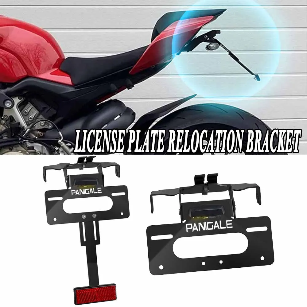 For Ducati Panigale V2 Streetfighter V2 PanigaleV4 2020-2025 License Plate Holder Bracket Rear Tail Tidy Fender Eliminator Kit
For Ducati Panigale V2 Streetfighter V2 PanigaleV4 2020-2025 License Plate Holder Bracket Rear Tail Tidy Fender Eliminator Kit
