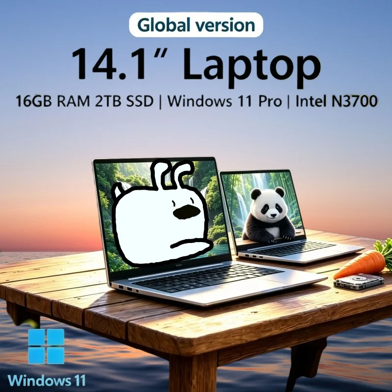 2026 Divine Petite 14.1'' Ultrathin Laptop 16GB RAM SSD Intel N3700 1080P Screen Windows 11 Pro Smart Calm Attentive Clever
2026 Divine Petite 14.1'' Ultrathin Laptop 16GB RAM SSD Intel N3700 1080P Screen Windows 11 Pro Smart Calm Attentive Clever