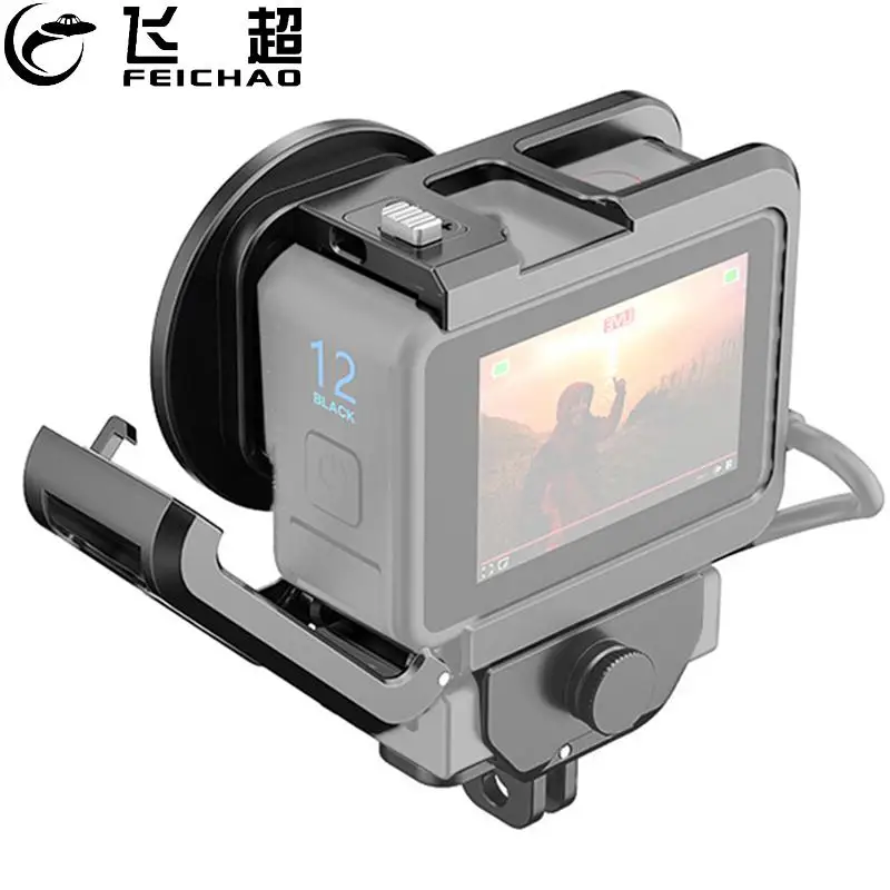 Аксессуары для GoPro Hero 12, рамка из алюминиевого сплава, защитный чехол, клетка, крепление для холодного башмака для экшн-камеры Go Pro 11 10 9
Аксессуары для GoPro Hero 12, рамка из алюминиевого сплава, защитный чехол, клетка, крепление для холодного башмака для экшн-камеры Go Pro 11 10 9