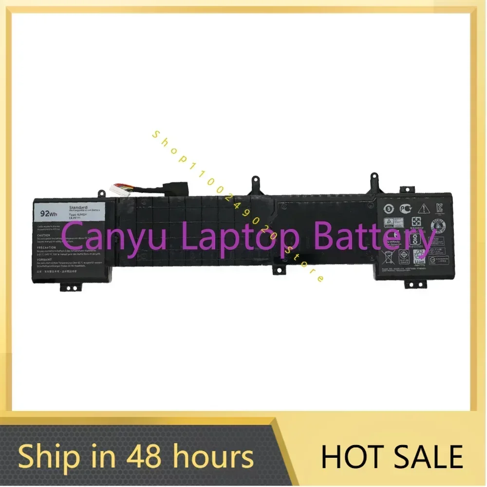 6JHDV 14.8V 92Wh 6000mAh For Alienware New YKWXX17 5046J R2 R3 P43F Series Laptop battery
6JHDV 14.8V 92Wh 6000mAh For Alienware New YKWXX17 5046J R2 R3 P43F Series Laptop battery
