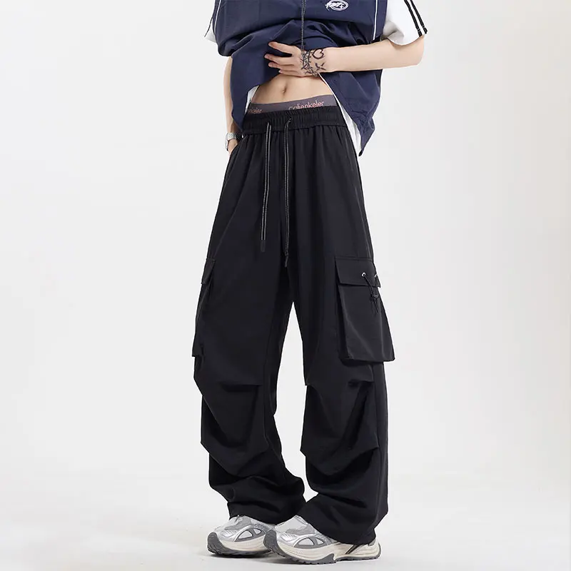 Streetwear Black Mens Harem Joggers Pants Men Cargo Pants Men's Baggy Jogging Sweatpants Korean Style Fashion Wide Leg Pants
Streetwear Black Mens Harem Joggers Pants Men Cargo Pants Men's Baggy Jogging Sweatpants Korean Style Fashion Wide Leg Pants