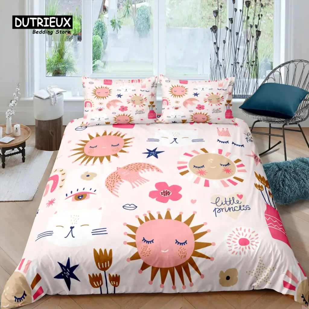 Home Living Luxury 3D Cartoon Cat Bedding Set Duvet Cover Pillowcase Kids Bedding Set Queen and King EU/US/AU/UK Size
Home Living Luxury 3D Cartoon Cat Bedding Set Duvet Cover Pillowcase Kids Bedding Set Queen and King EU/US/AU/UK Size