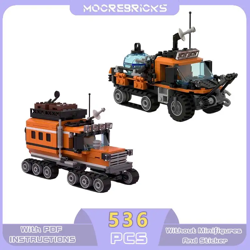 City Traffic MOC Arctic Quad Rail Vehicle Half-Track Vehicle Building Blocks Assembly Model Technology Bricks Collector Sets Toy
City Traffic MOC Arctic Quad Rail Vehicle Half-Track Vehicle Building Blocks Assembly Model Technology Bricks Collector Sets Toy