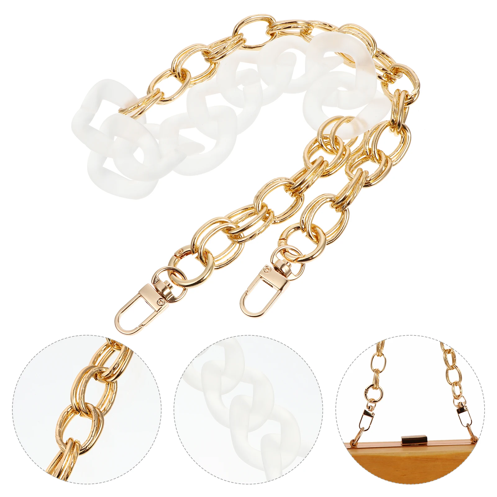 Stylish Resin Long Chain for Handbag Acrylic DIY Bag Chain Strap Smooth Shiny Detachable Replacement for Mini Clutch Fashion
Stylish Resin Long Chain for Handbag Acrylic DIY Bag Chain Strap Smooth Shiny Detachable Replacement for Mini Clutch Fashion