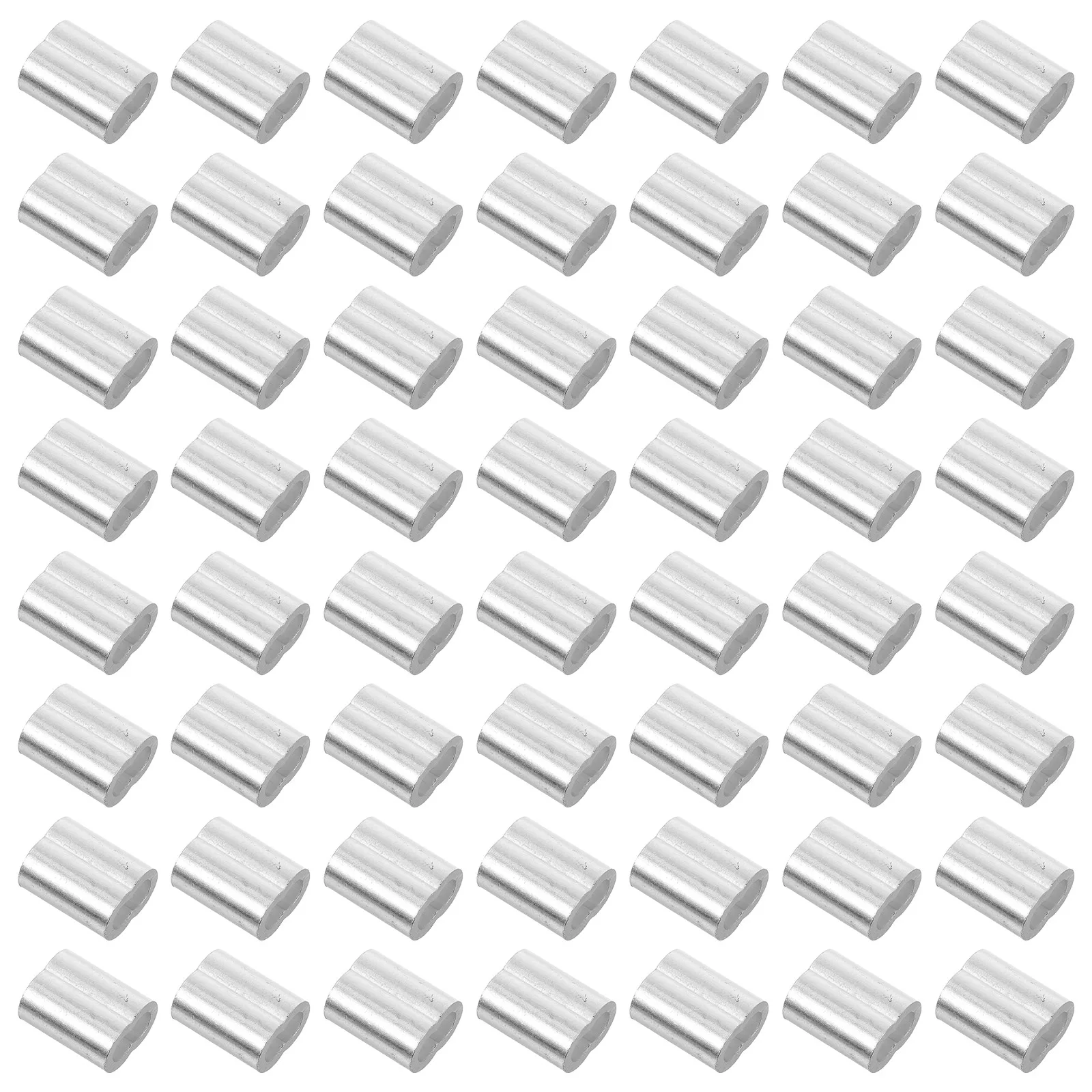 60pcs Steel Cable Pressed Aluminum Clip Crimps Wire Rope Ferrules Lightweight Safe Connection Versatile Use
60pcs Steel Cable Pressed Aluminum Clip Crimps Wire Rope Ferrules Lightweight Safe Connection Versatile Use
