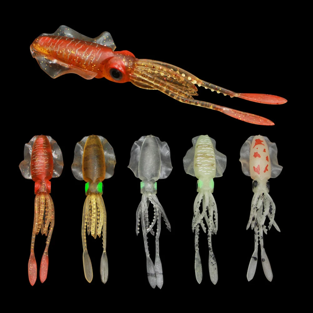 15cm 14g Thin Finned Octopus Soft Bait PVC Reusable Luminous Night Fishing Lures Artificial Baits Fishermen Enthusiasts
15cm 14g Thin Finned Octopus Soft Bait PVC Reusable Luminous Night Fishing Lures Artificial Baits Fishermen Enthusiasts