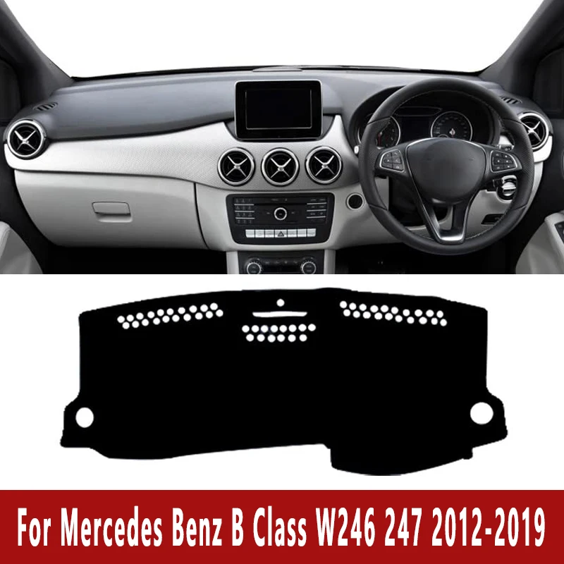 Car Dashboard Mat Dash Cover Central Control Pad for Mercedes Benz B Class W246 247 2012-2019 Nonslip Cape Sunshade Accessories
Car Dashboard Mat Dash Cover Central Control Pad for Mercedes Benz B Class W246 247 2012-2019 Nonslip Cape Sunshade Accessories