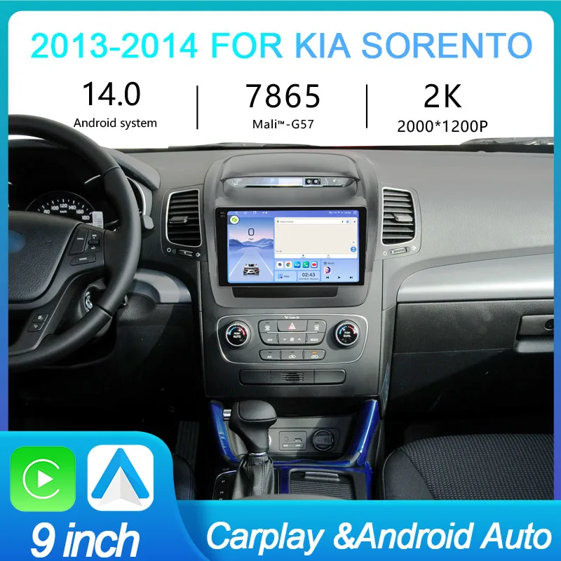 MeiHua For Kia Sorento 2013-2014 Car Radio Android 14 Multimedia Video Player GPS 4G CarPlay Auto Wifi Vertical Screen Stereo 2K
MeiHua For Kia Sorento 2013-2014 Car Radio Android 14 Multimedia Video Player GPS 4G CarPlay Auto Wifi Vertical Screen Stereo 2K