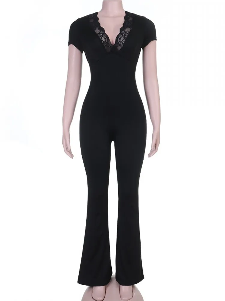 Solid Women Jumpsuits For Summer Autumn Short Sleeve V-Neck Loose Fashion Streetwear Overalls Wide Leg Pants Trousers 2026
Solid Women Jumpsuits For Summer Autumn Short Sleeve V-Neck Loose Fashion Streetwear Overalls Wide Leg Pants Trousers 2026