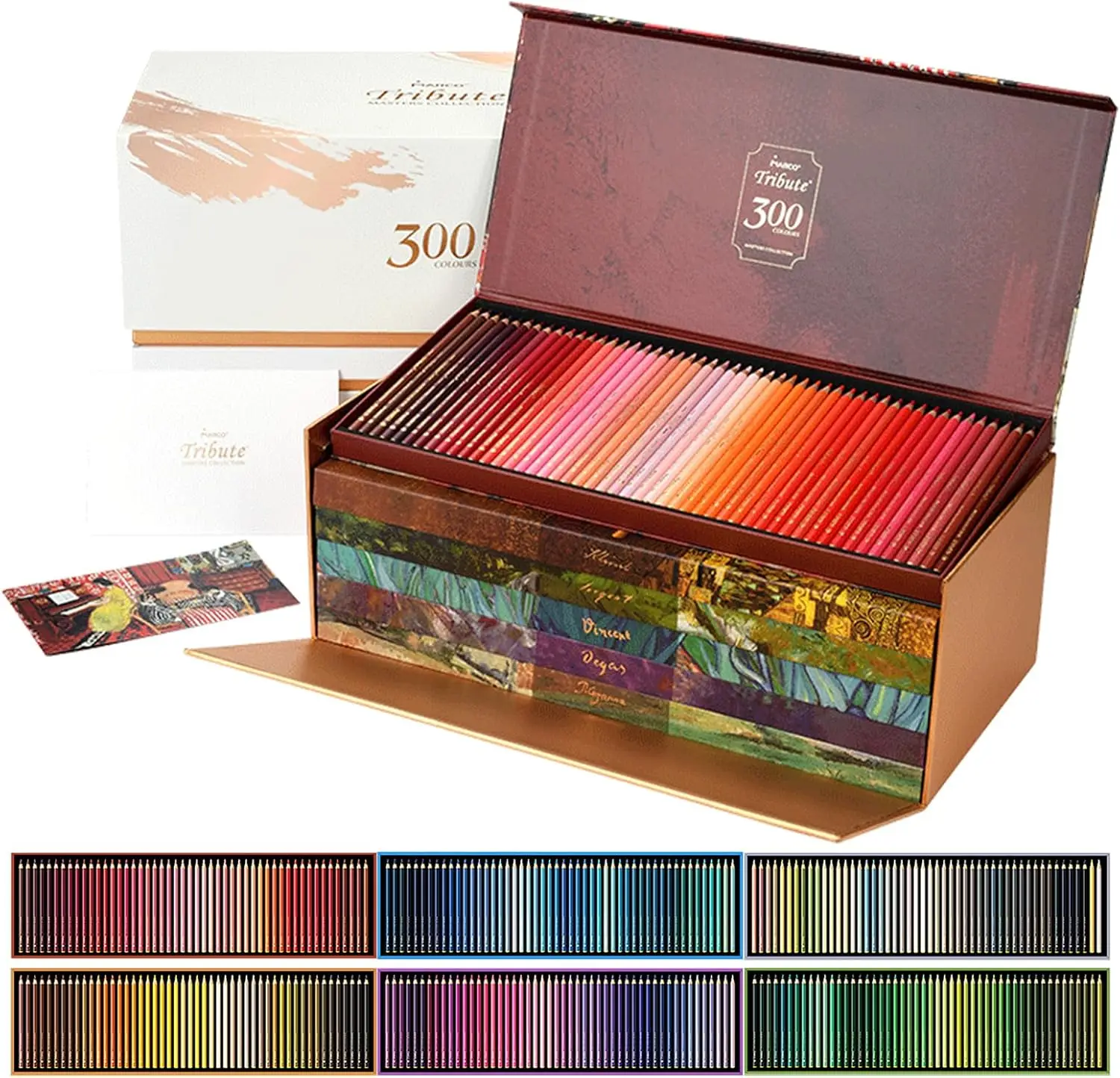 300 Colored Pencils Set for Adults Coloring, Professional Oil Based Art Pencils with 4.0mm Thick Soft Core up to 10 layers, Arti
300 Colored Pencils Set for Adults Coloring, Professional Oil Based Art Pencils with 4.0mm Thick Soft Core up to 10 layers, Arti