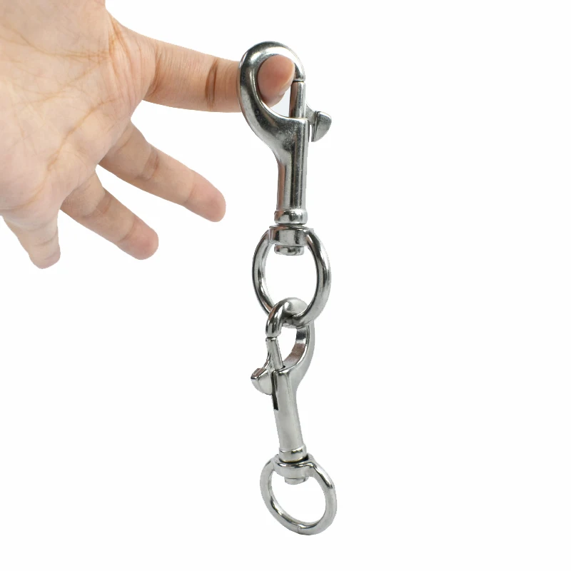 1/2Pcs Meetee 304 Stainless Steel Buckle Circular Single Head Hook Rotating Press Clasp Pet Chain Hooks DIY Keychain accessories
1/2Pcs Meetee 304 Stainless Steel Buckle Circular Single Head Hook Rotating Press Clasp Pet Chain Hooks DIY Keychain accessories