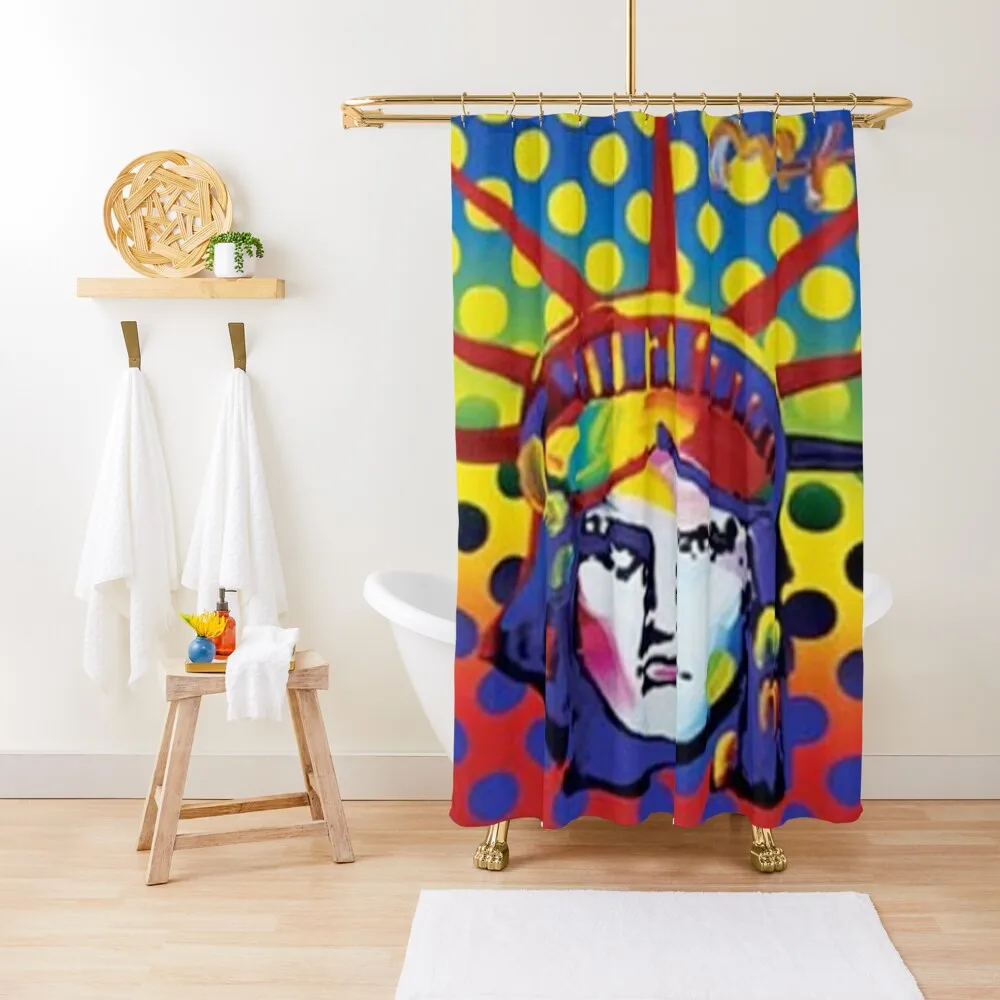 Peter Max Lady Liberty Shower Curtain Modern Accessory Bathrooms Waterproof Shower And Anti-Mold Curtain
Peter Max Lady Liberty Shower Curtain Modern Accessory Bathrooms Waterproof Shower And Anti-Mold Curtain