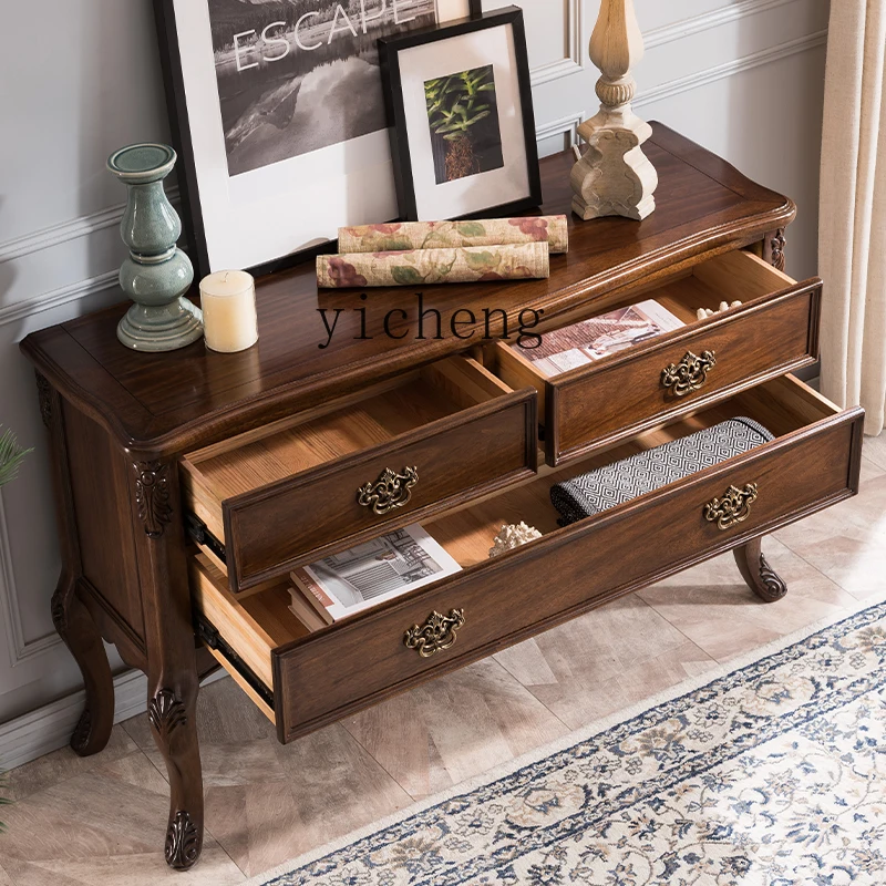 GZ American solid wood entry porch cabinet end view table aisle wall decorative cabinet locker
GZ American solid wood entry porch cabinet end view table aisle wall decorative cabinet locker