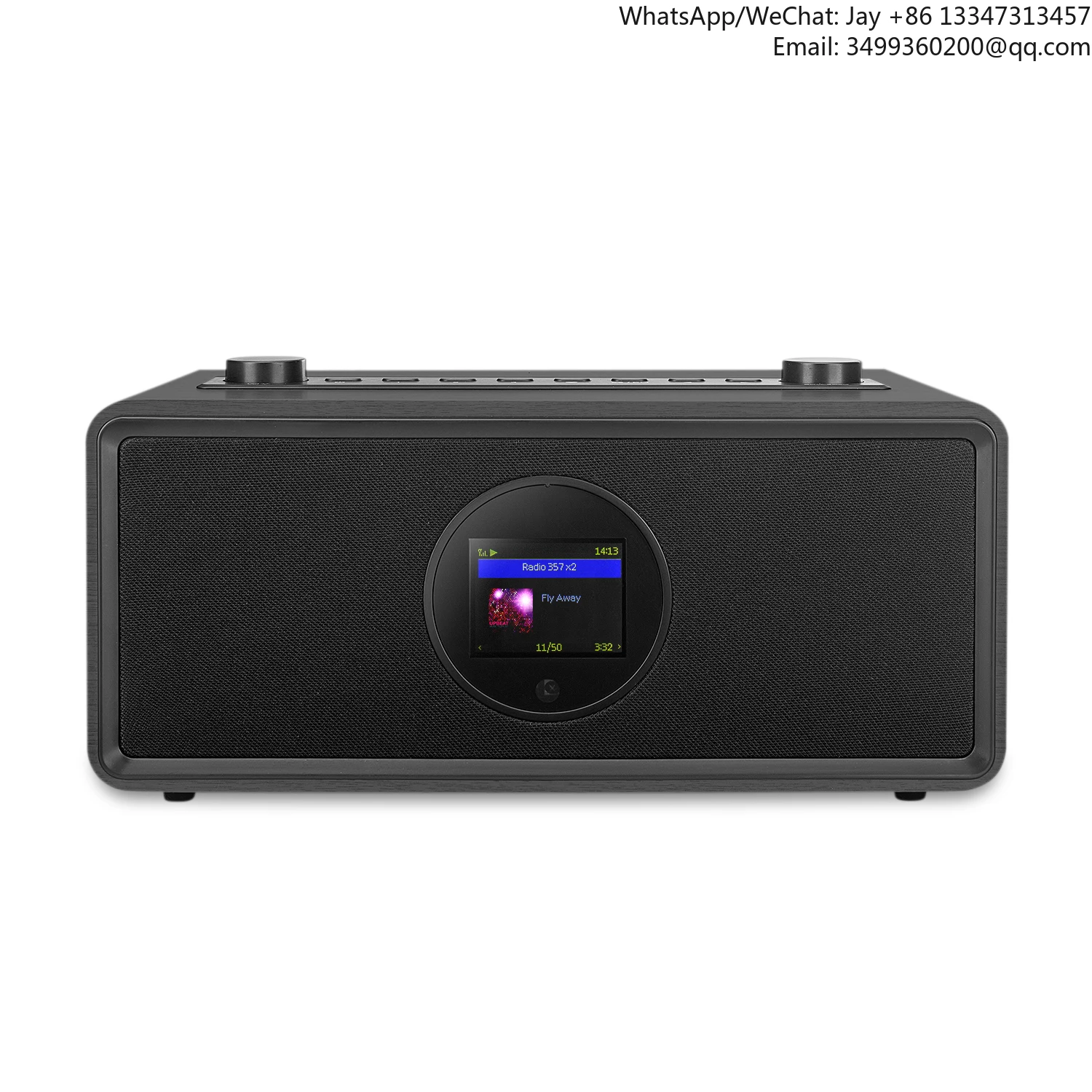 Премиальное беспроводное интернет-радио в ретро-стиле с функцией часов, Bluetooth и деревянным корпусом
Премиальное беспроводное интернет-радио в ретро-стиле с функцией часов, Bluetooth и деревянным корпусом