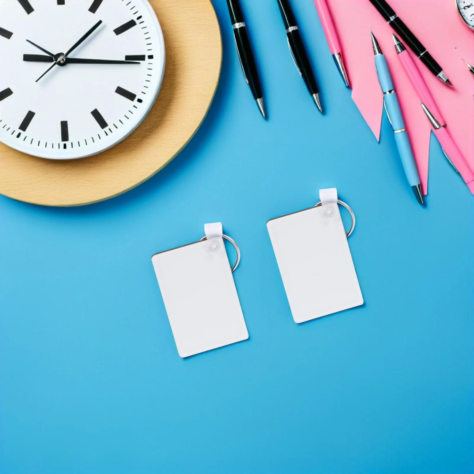 25pcs Creative Keychain Blanks Rectangle Wooden Diy Unfinished Heat Transfer Craft Supplies For Engraving Sublimation Ornament
25pcs Creative Keychain Blanks Rectangle Wooden Diy Unfinished Heat Transfer Craft Supplies For Engraving Sublimation Ornament