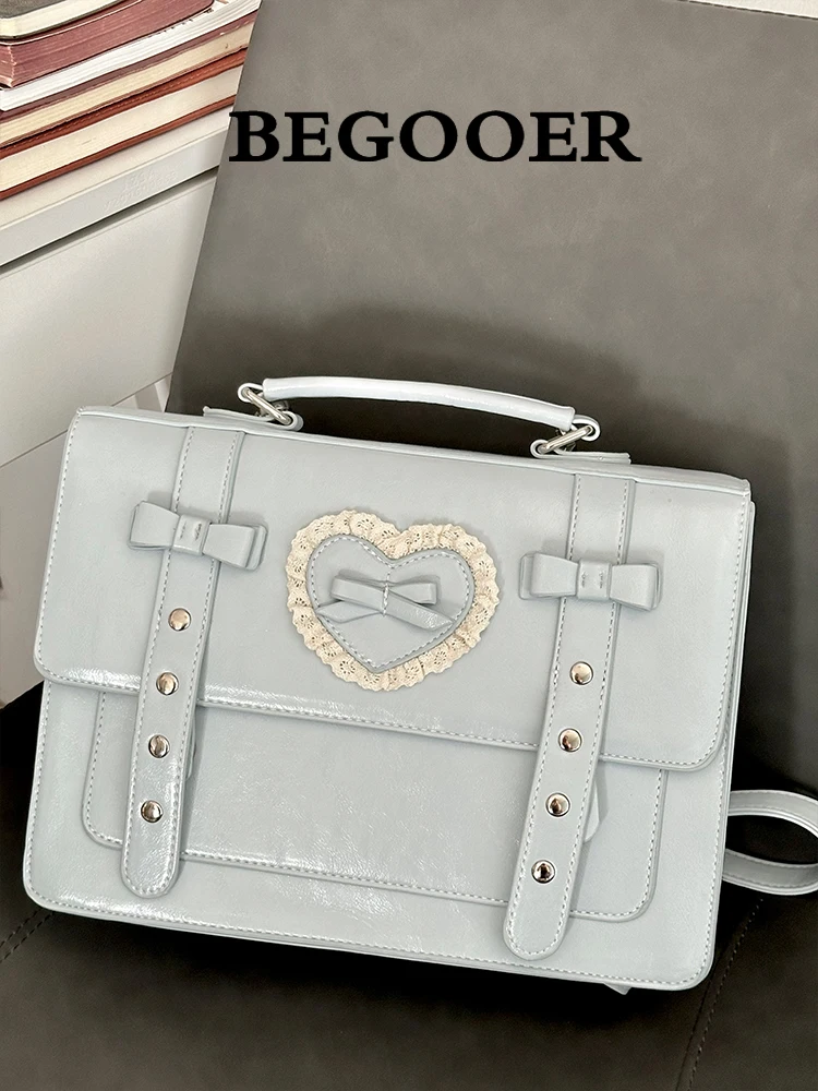Begooer Original Cute School Style Knot Large Capacity Backpack Women's Commuter Handbag Shoulder Bag Fashionable P...
Begooer Original Cute School Style Knot Large Capacity Backpack Women's Commuter Handbag Shoulder Bag Fashionable P...