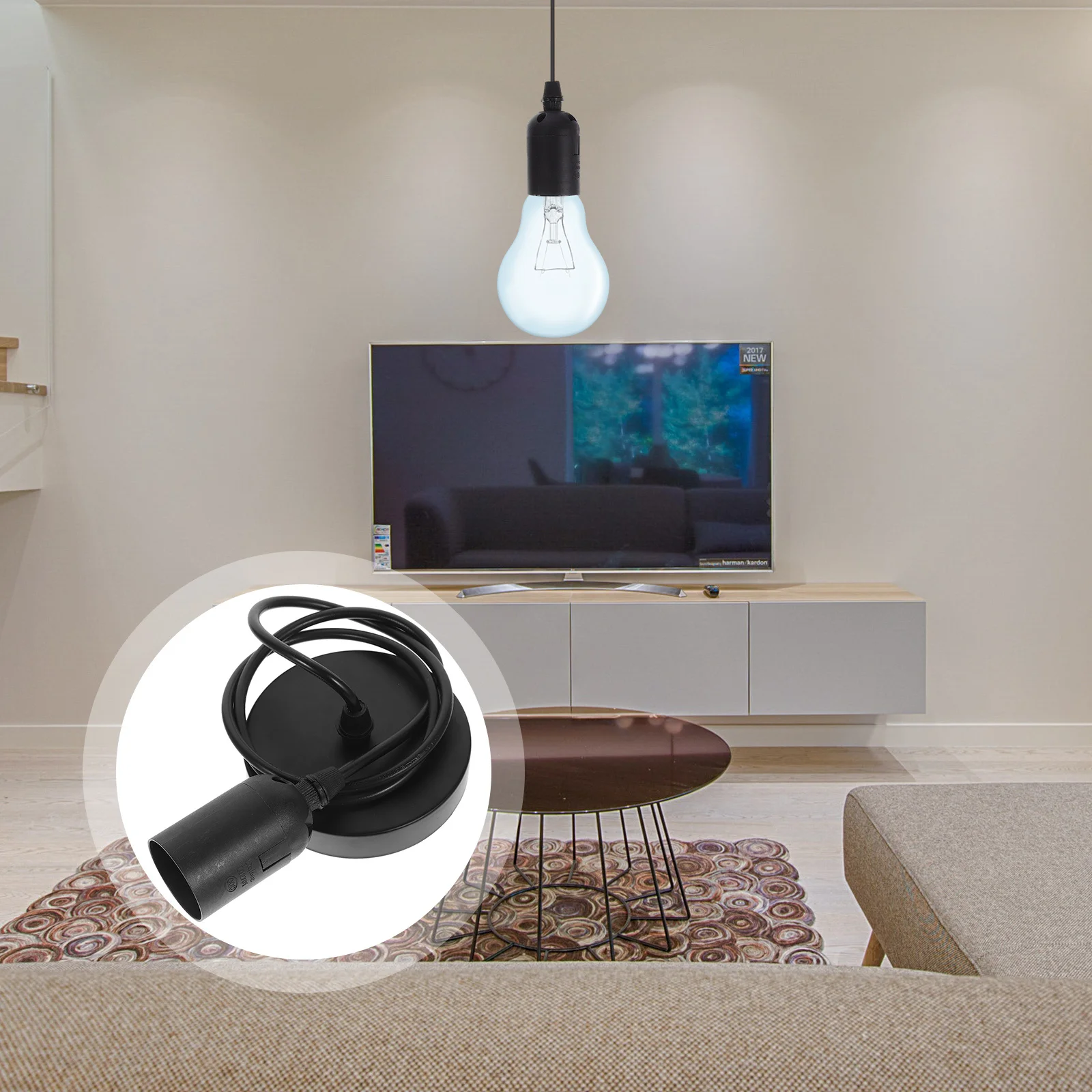 1Set Chandelier Lamp Socket Light Fixture Holder Large Power Compatible Bulb Holders Easy Install High Temperature Resistant
1Set Chandelier Lamp Socket Light Fixture Holder Large Power Compatible Bulb Holders Easy Install High Temperature Resistant