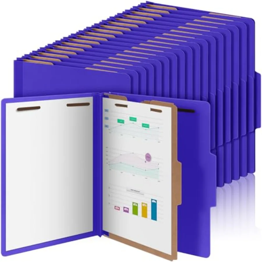 Pcs Classification Folders Letter Size, 1 Divider Pressboard File Folder with Fasteners, Expanding File Organizer Bulk for Docu
Pcs Classification Folders Letter Size, 1 Divider Pressboard File Folder with Fasteners, Expanding File Organizer Bulk for Docu