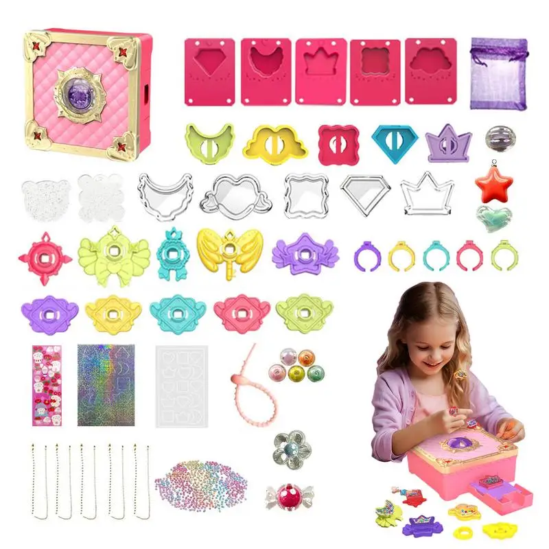 Jewelry Making Kits Jewelry Craft Set Charm Making With Beads 146X Arts And Crafts Supplies Kids Bracelet Maker Girls Toy Kit
Jewelry Making Kits Jewelry Craft Set Charm Making With Beads 146X Arts And Crafts Supplies Kids Bracelet Maker Girls Toy Kit
