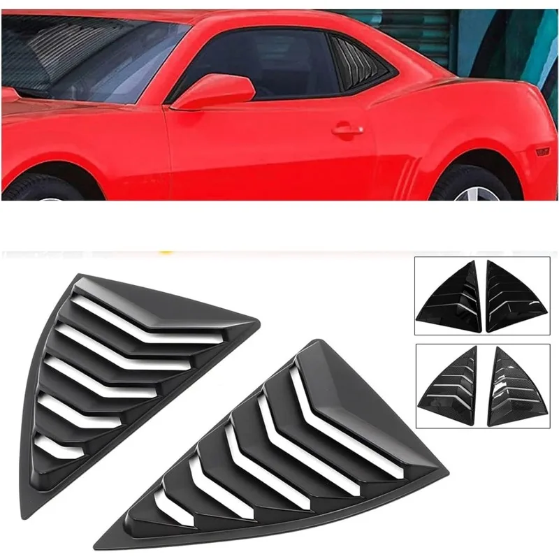 Gloss Black Car Side Window Louver For Chevrolet Camaro 2010 - 2015 2011 2012 2013 Car Rear Window Shutter Cover Spoiler
Gloss Black Car Side Window Louver For Chevrolet Camaro 2010 - 2015 2011 2012 2013 Car Rear Window Shutter Cover Spoiler