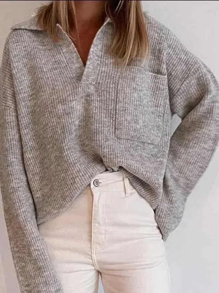 2023 Spring Knitted Women Sweater Long Sleeve Elegant Loose Sweaters Female Winter Warm Korean Fashion Casual Pullover Ladies
2023 Spring Knitted Women Sweater Long Sleeve Elegant Loose Sweaters Female Winter Warm Korean Fashion Casual Pullover Ladies