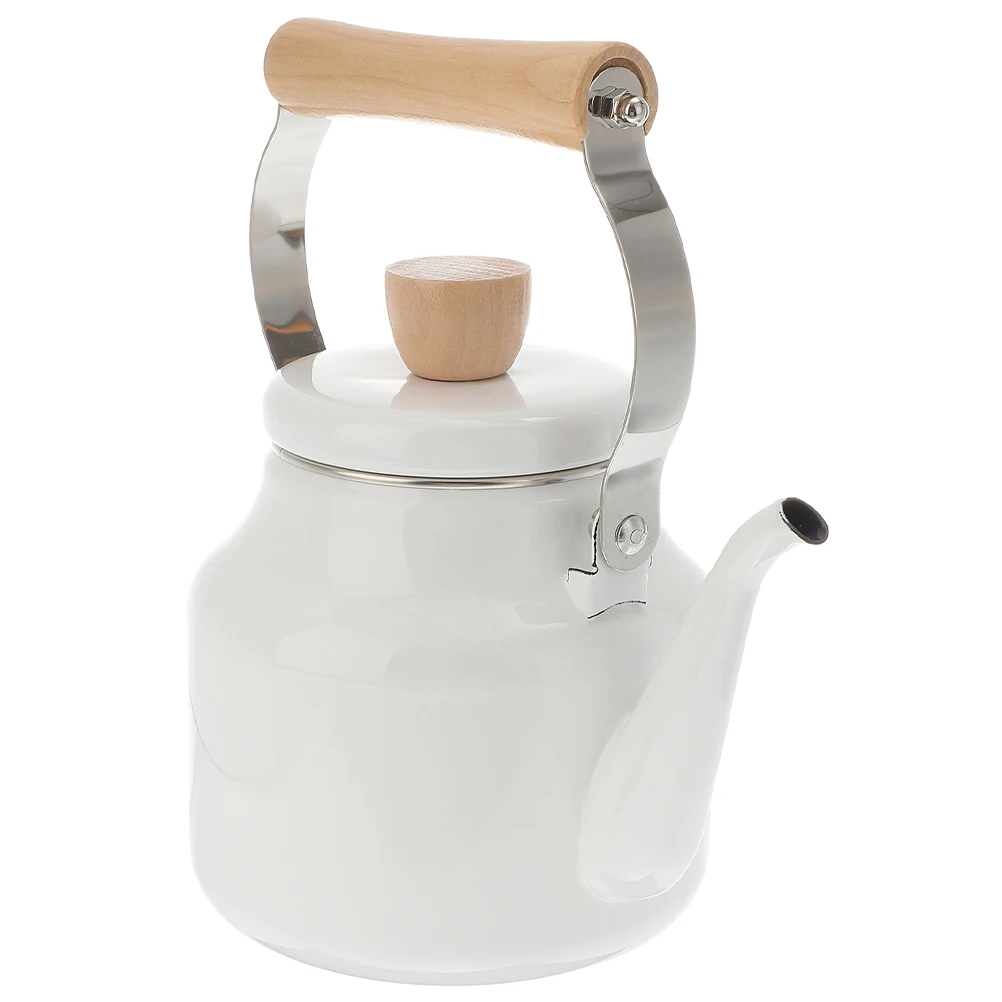 Enameled Teapot Stovetop Lightweight Retro Wooden Handle Boiling Water Kettle Small Travel Tea Pot Hot Beverage
Enameled Teapot Stovetop Lightweight Retro Wooden Handle Boiling Water Kettle Small Travel Tea Pot Hot Beverage