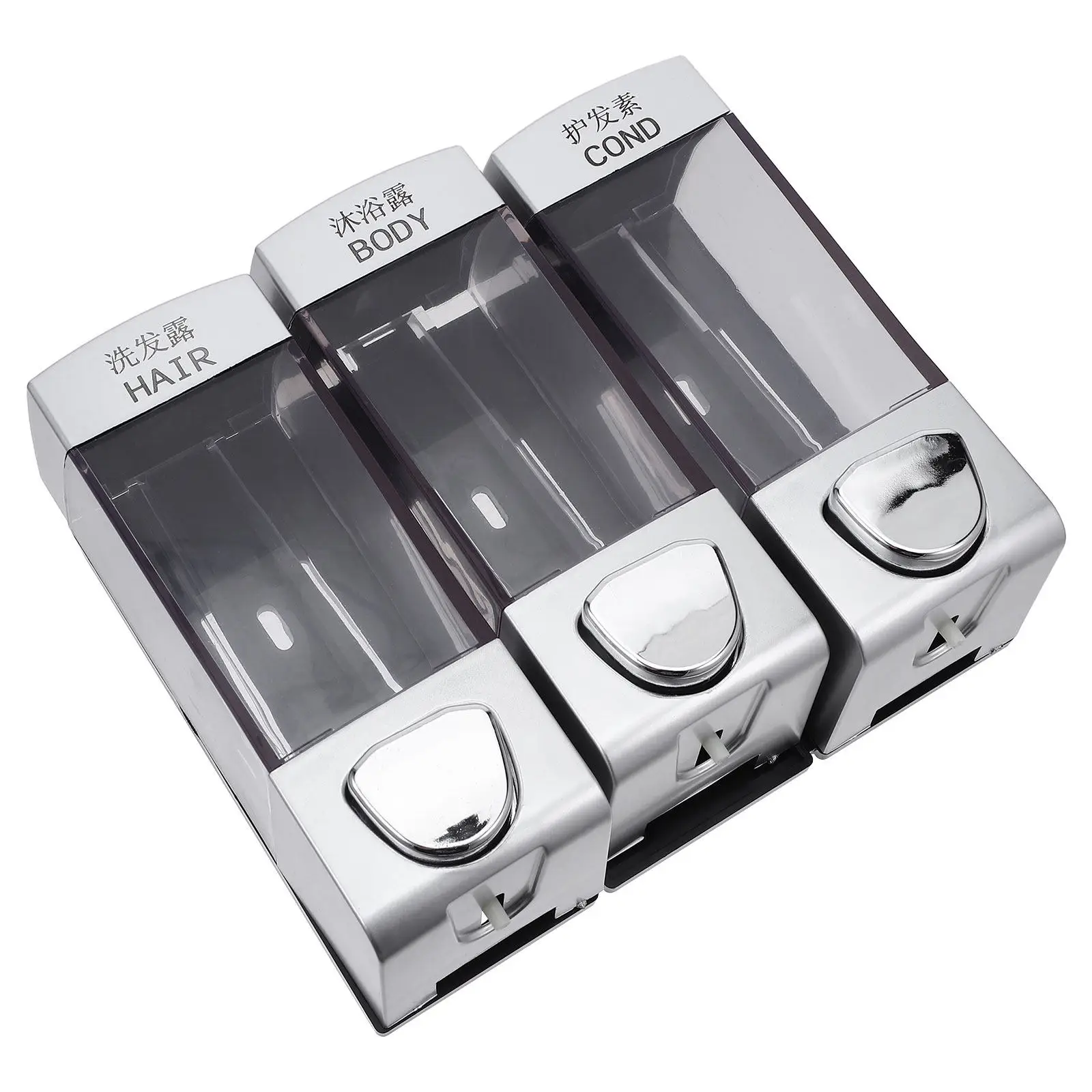 Wall-Mounted Soap Gel Dispenser Three Outlet ABS Shampoo Lotion Pump for Bathroom Shower Hair Conditioner Shampoo Pump
Wall-Mounted Soap Gel Dispenser Three Outlet ABS Shampoo Lotion Pump for Bathroom Shower Hair Conditioner Shampoo Pump