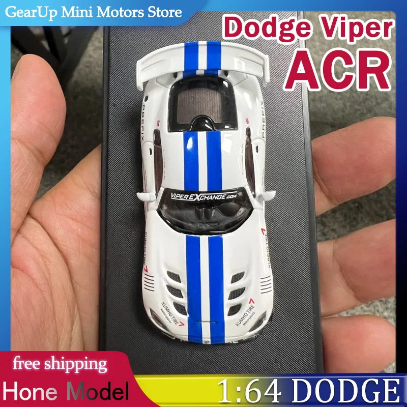 New Hone Model 1:64 Dodge Viper ACR Alloy Diecast Model Magnetic Opening Hood Supercar Replica for American Muscle Car Collector
New Hone Model 1:64 Dodge Viper ACR Alloy Diecast Model Magnetic Opening Hood Supercar Replica for American Muscle Car Collector